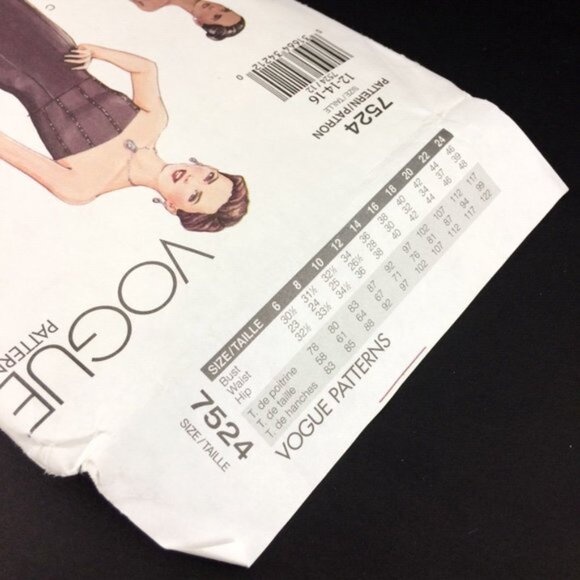 Easy Vogue Pattern 7524 Misses Long Evening Flared Skirt Uncut 12 14 16 Godets - Picture 3 of 12